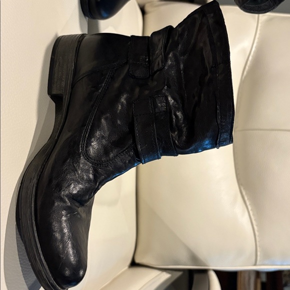 Nero Giardini Black Italian Leather Boots Sz 38/8 #motorbike #punk #grunge - Picture 3 of 16